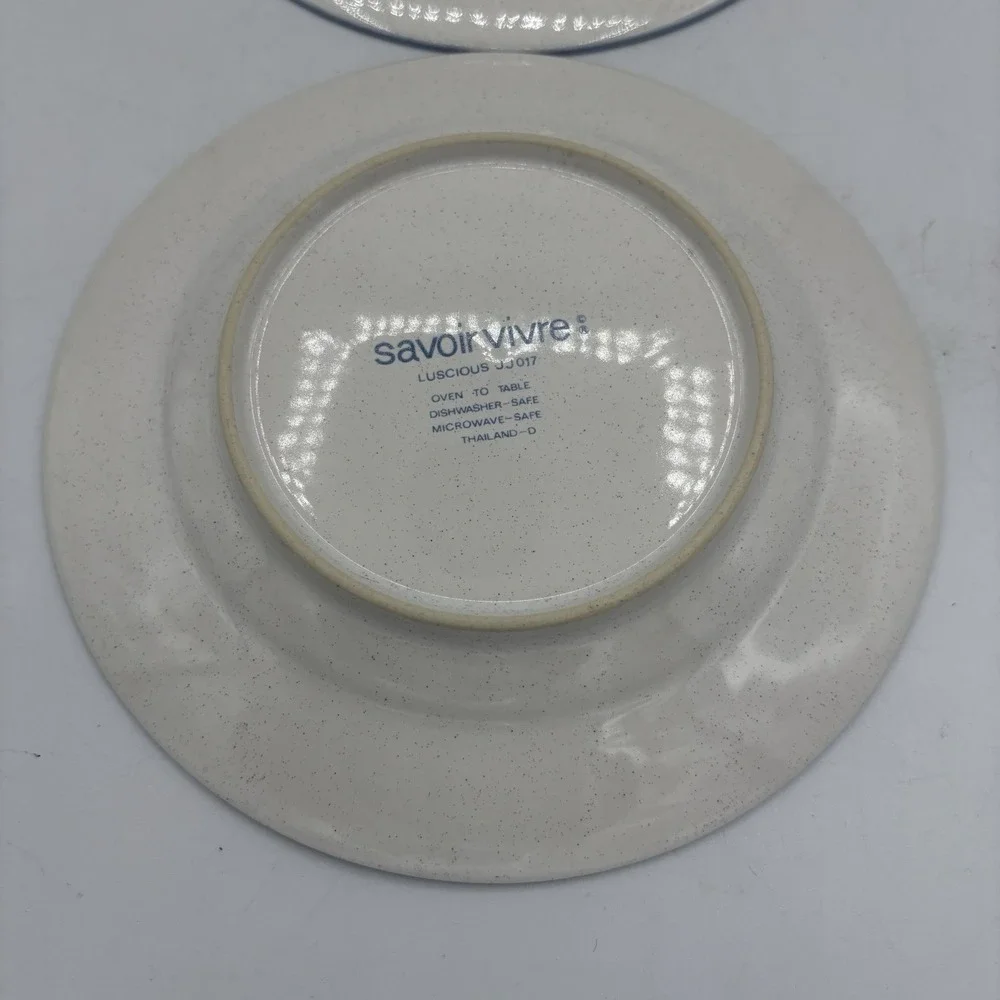 Savoir Vivre Saucer Cup Plates 6.5